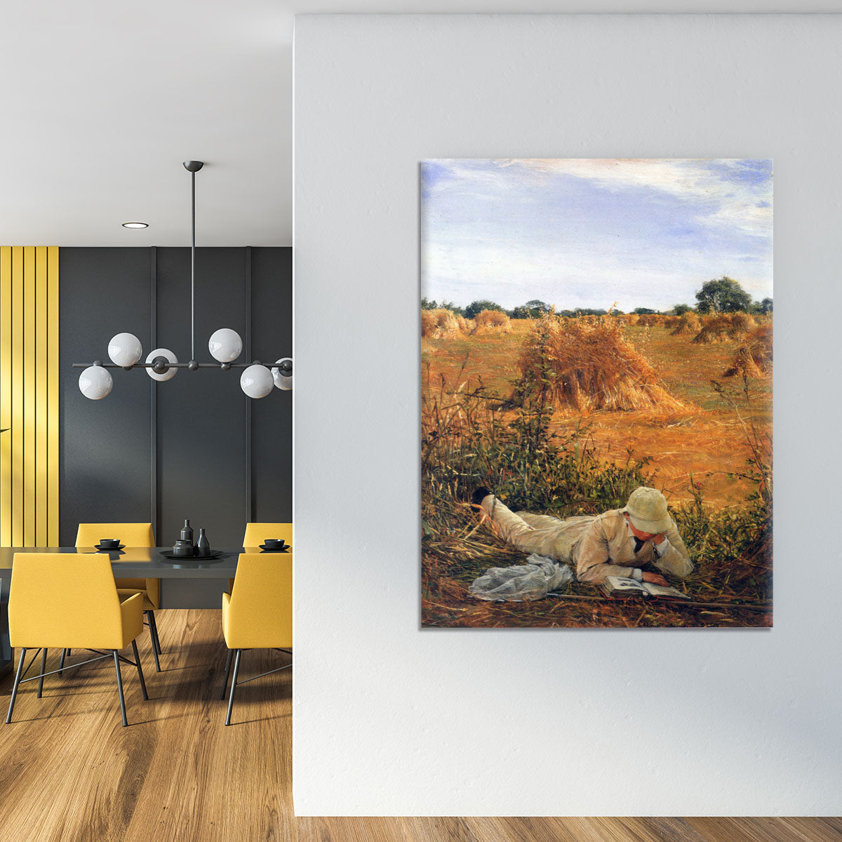 94 degrees in the shade by Alma Tadema Canvas Print or Poster - Canvas Art Rocks - 4