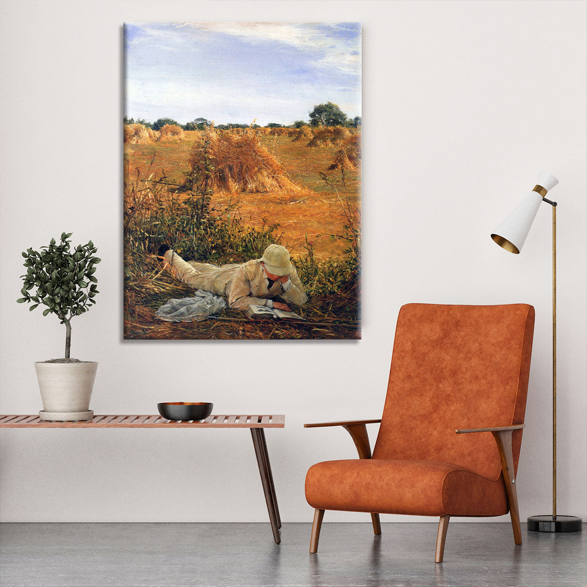 94 degrees in the shade by Alma Tadema Canvas Print or Poster - Canvas Art Rocks - 6