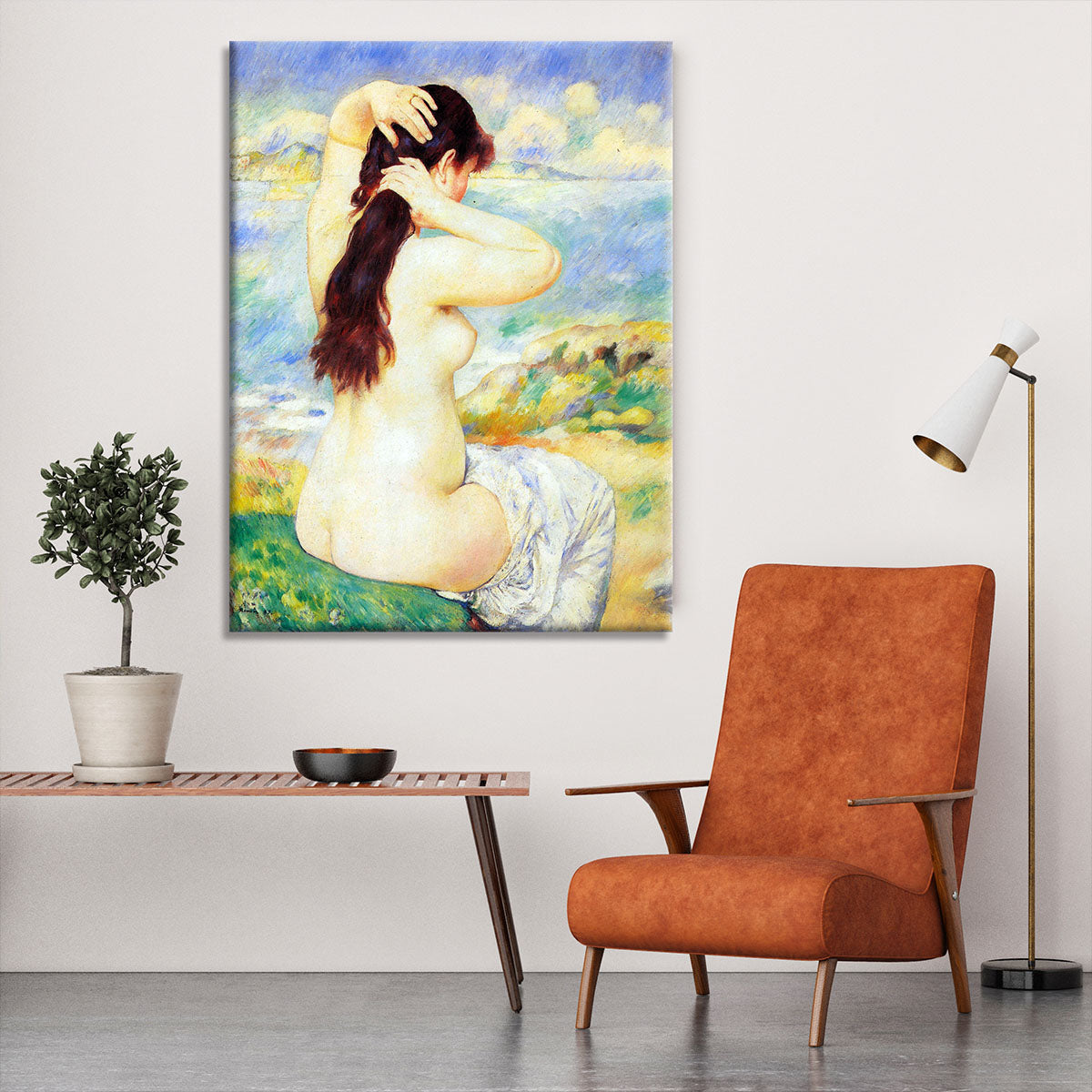 A Bather by Renoir Canvas Print or Poster - Canvas Art Rocks - 6