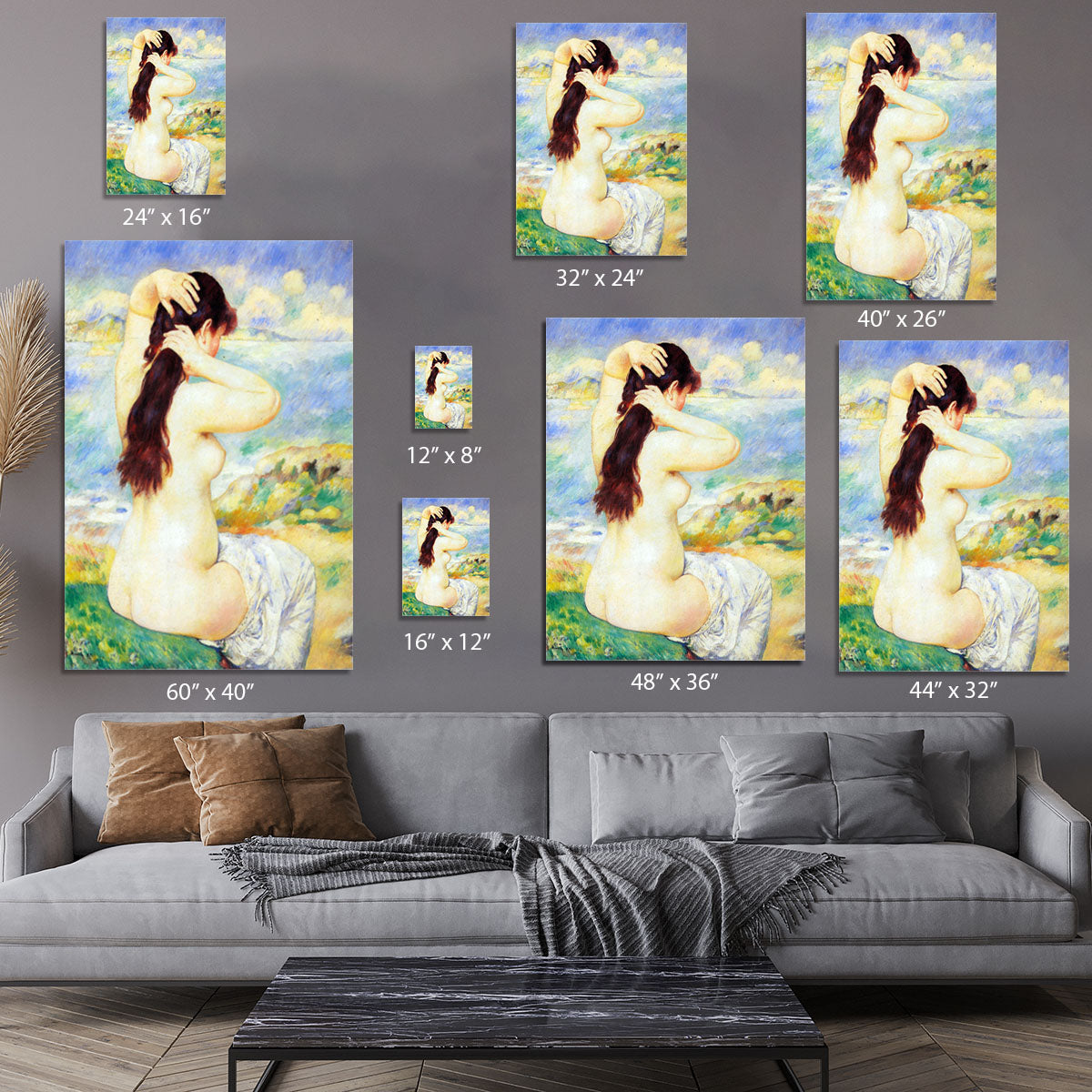 A Bather by Renoir Canvas Print or Poster - Canvas Art Rocks - 7