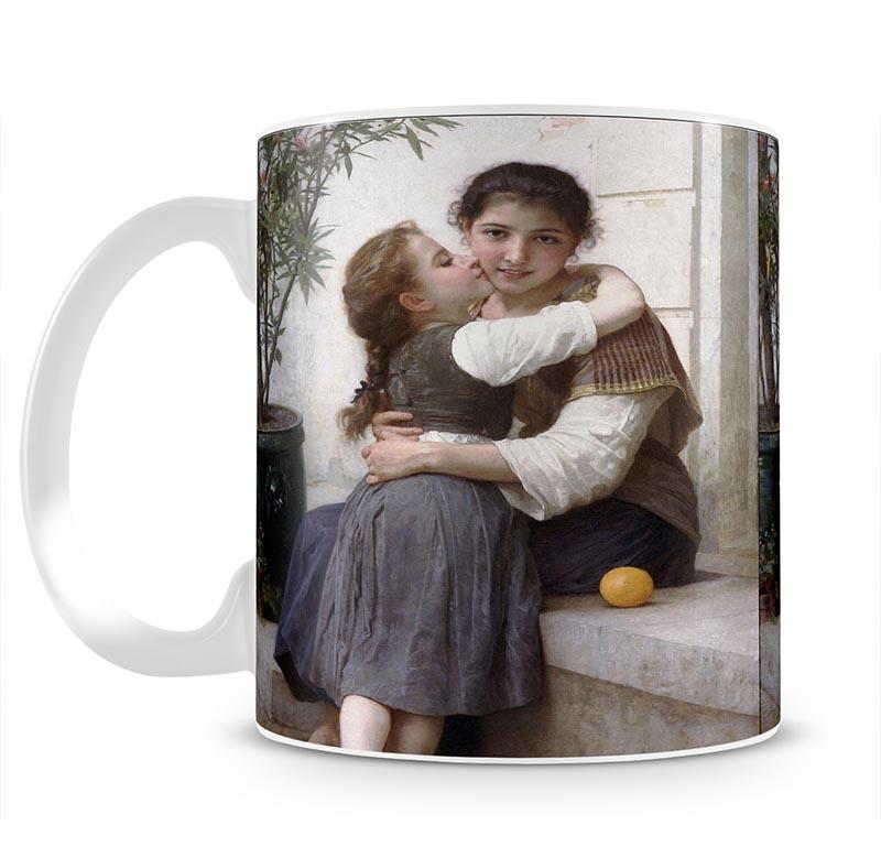 A Little Coaxing 1890 By Bouguereau Mug - Canvas Art Rocks - 2