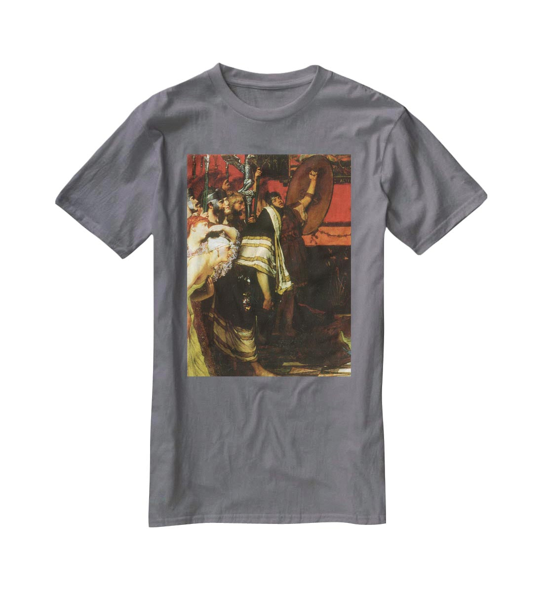 A Roman conqueror detail 1 by Alma Tadema T-Shirt - Canvas Art Rocks - 3