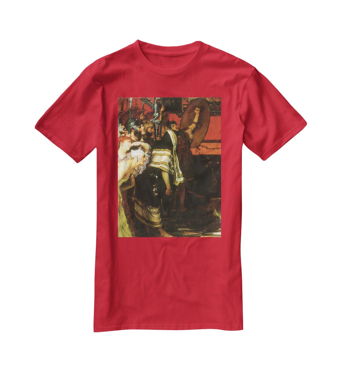A Roman conqueror detail 1 by Alma Tadema T-Shirt - Canvas Art Rocks - 4