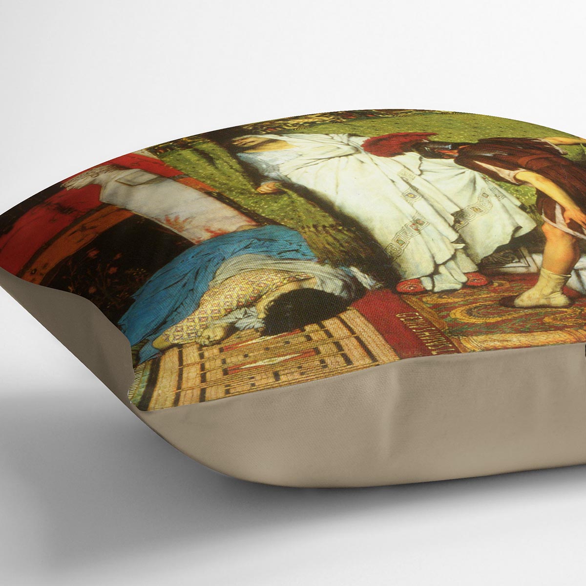 A Roman conqueror detail 2 by Alma Tadema Cushion - Canvas Art Rocks - 2