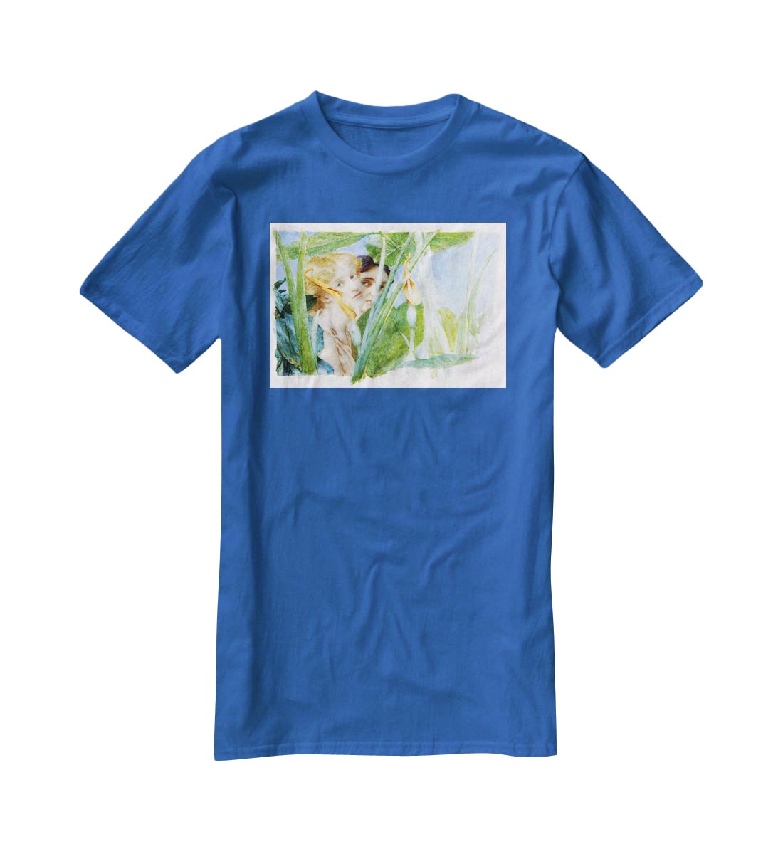 A beautiful flowe by Alma Tadema T-Shirt - Canvas Art Rocks - 2