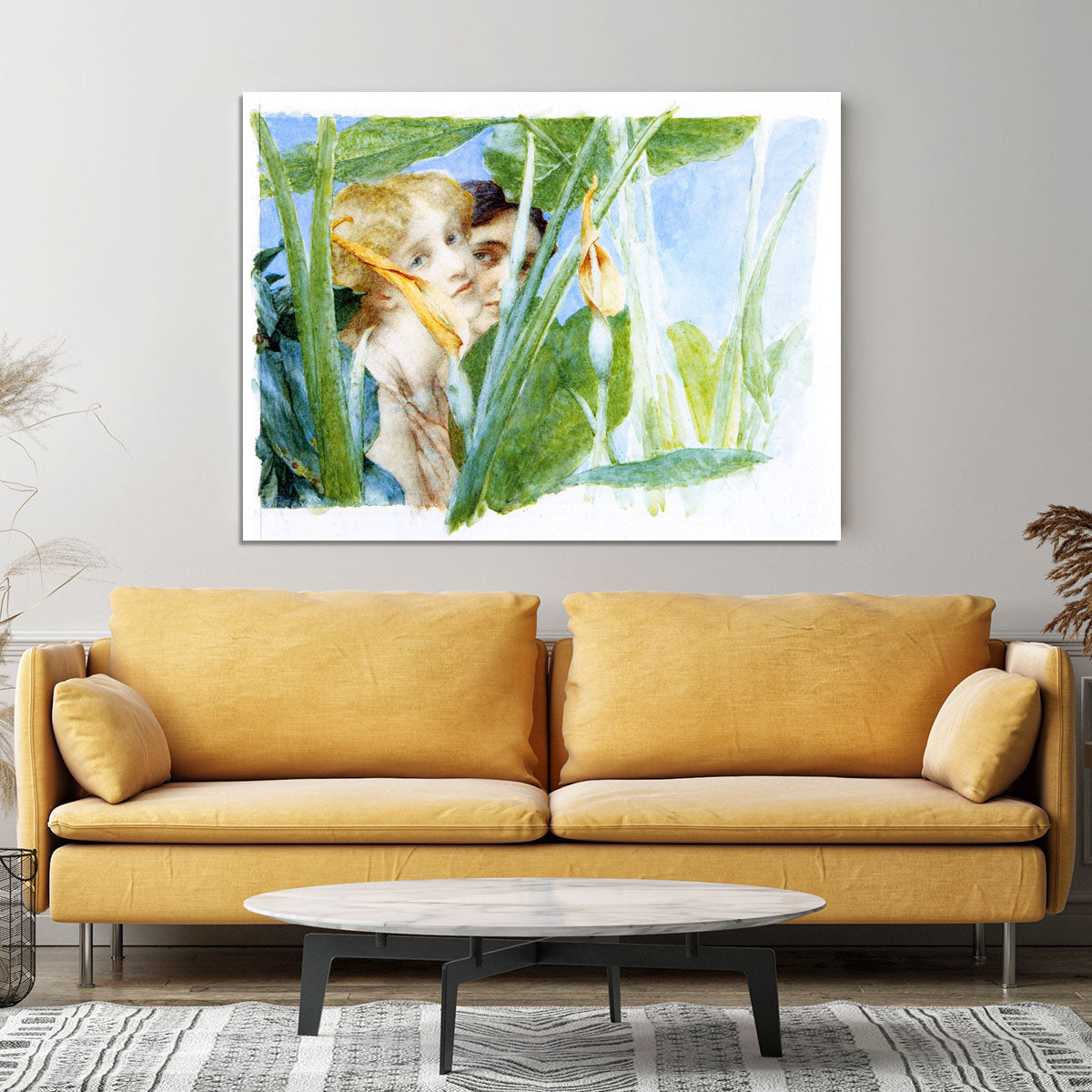 A beautiful flowe by Alma Tadema Canvas Print or Poster - Canvas Art Rocks - 4