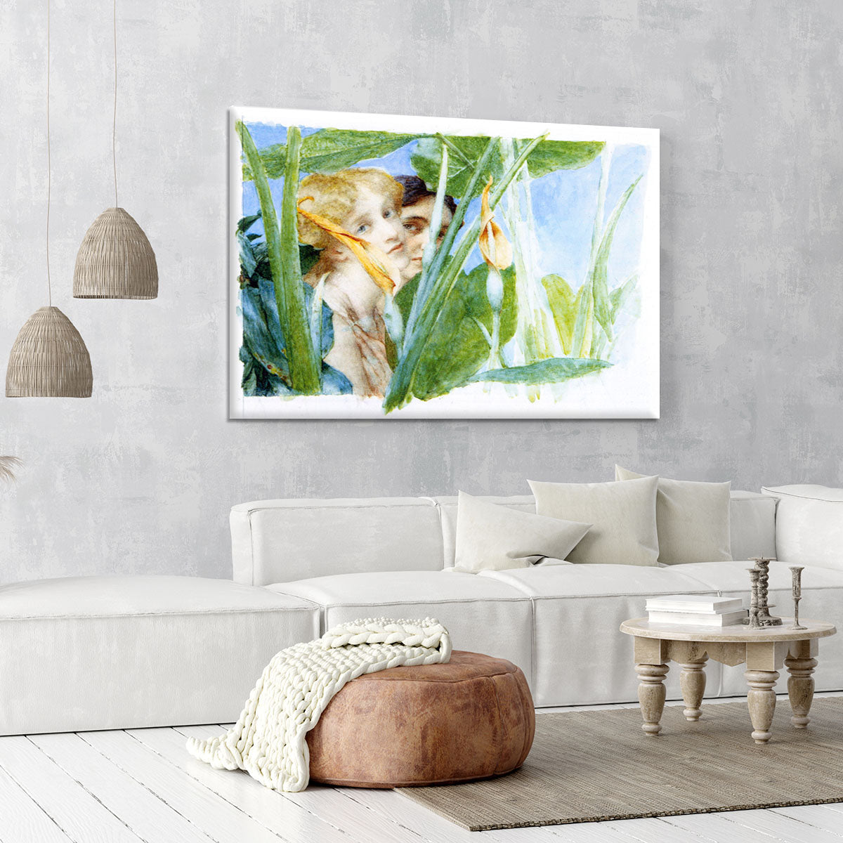 A beautiful flowe by Alma Tadema Canvas Print or Poster - Canvas Art Rocks - 6