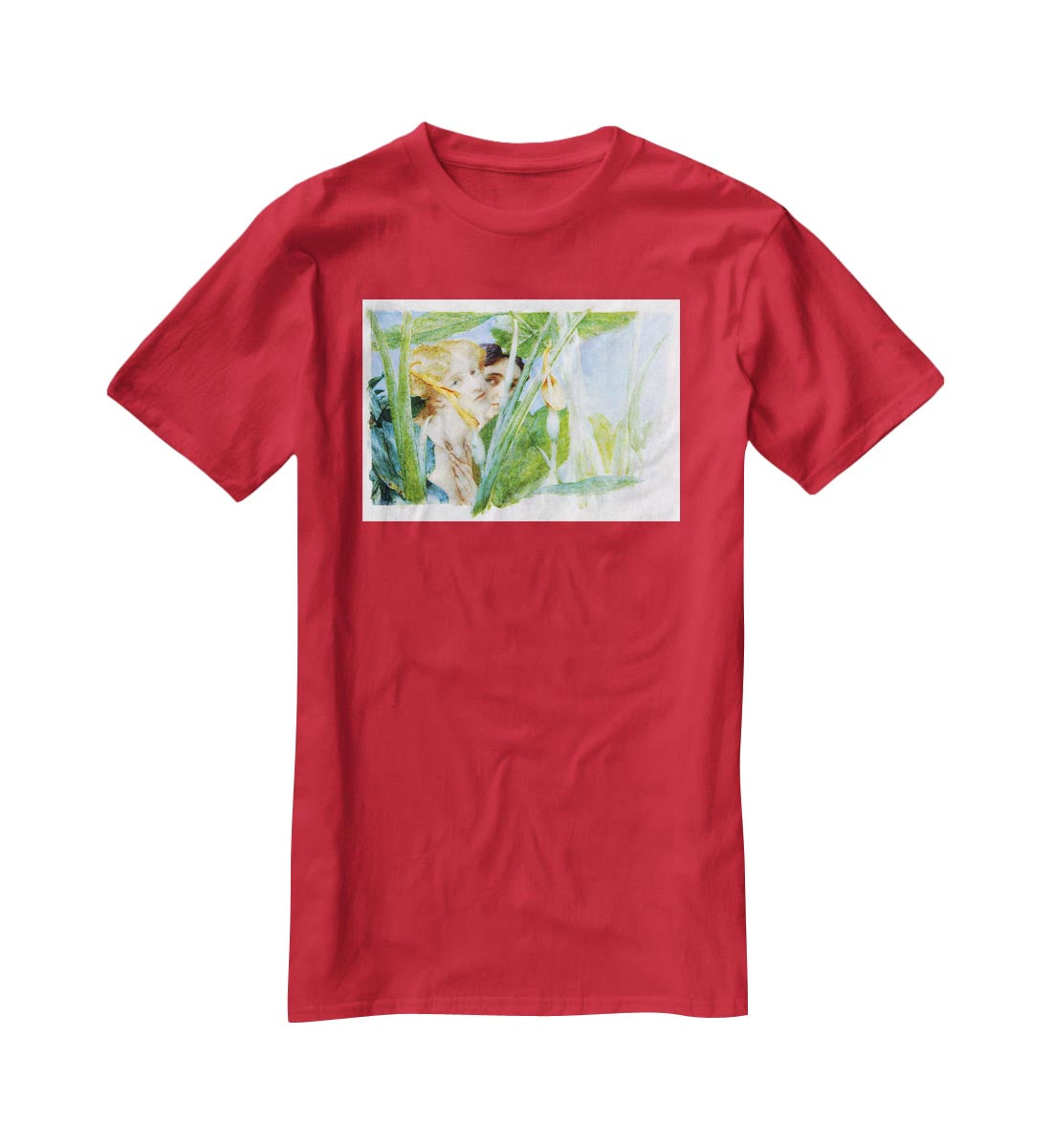 A beautiful flowe by Alma Tadema T-Shirt - Canvas Art Rocks - 4