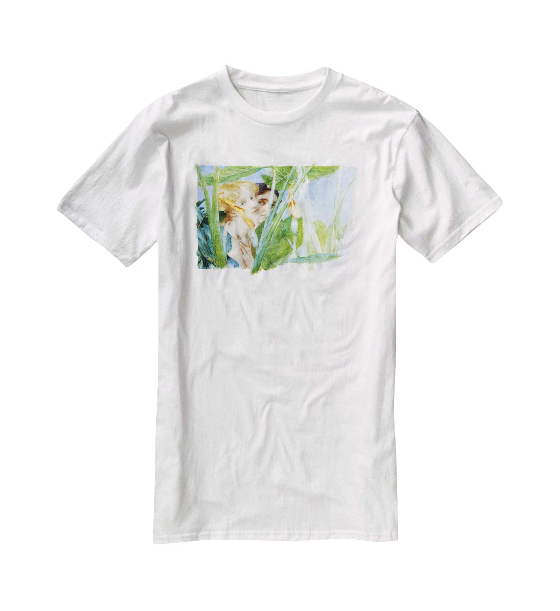 A beautiful flowe by Alma Tadema T-Shirt - Canvas Art Rocks - 5