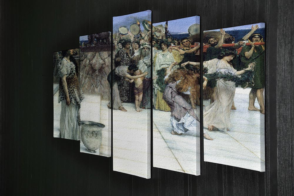 A consecration of Bacchus detail 1 by Alma Tadema 5 Split Panel Canvas - Canvas Art Rocks - 2