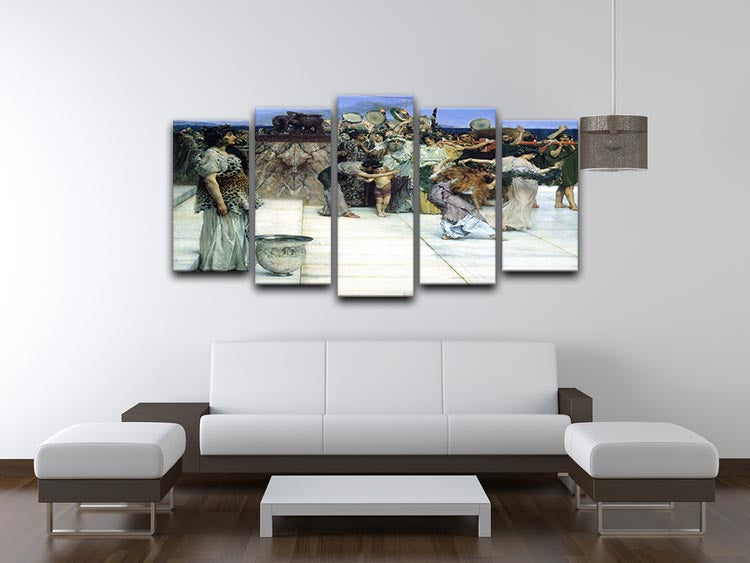A consecration of Bacchus detail 1 by Alma Tadema 5 Split Panel Canvas - Canvas Art Rocks - 3