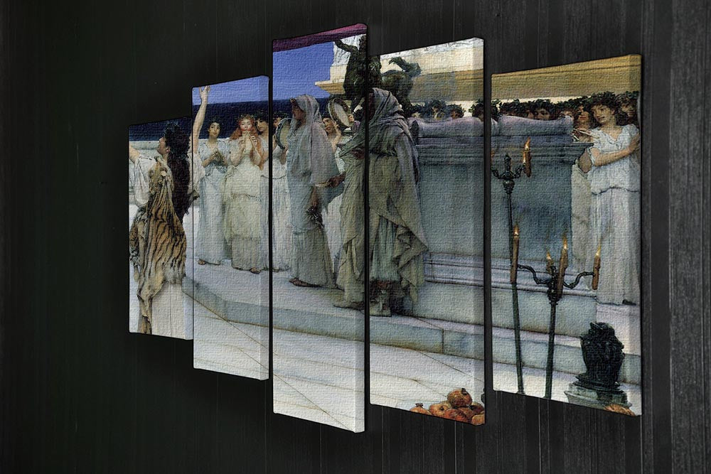A consecration of Bacchus detail 2 by Alma Tadema 5 Split Panel Canvas - Canvas Art Rocks - 2