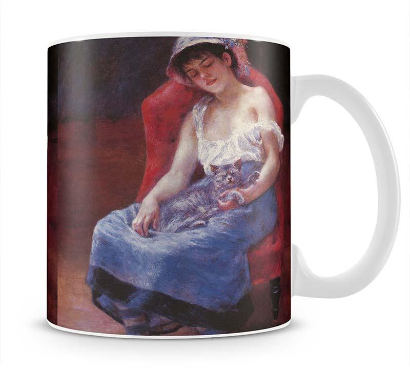 A girl asleep by Renoir Mug - Canvas Art Rocks - 1
