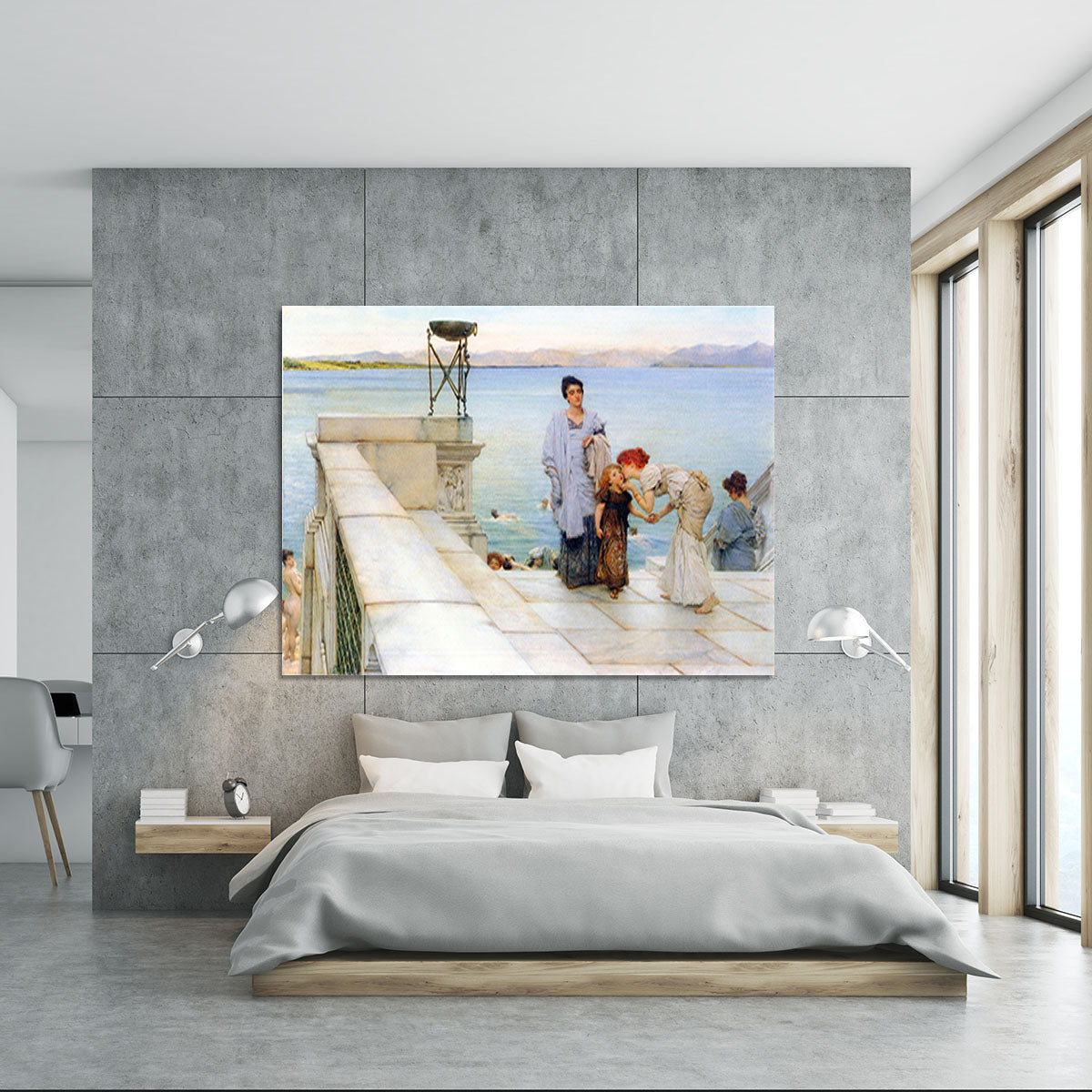 A kiss by Alma Tadema Canvas Print or Poster - Canvas Art Rocks - 5
