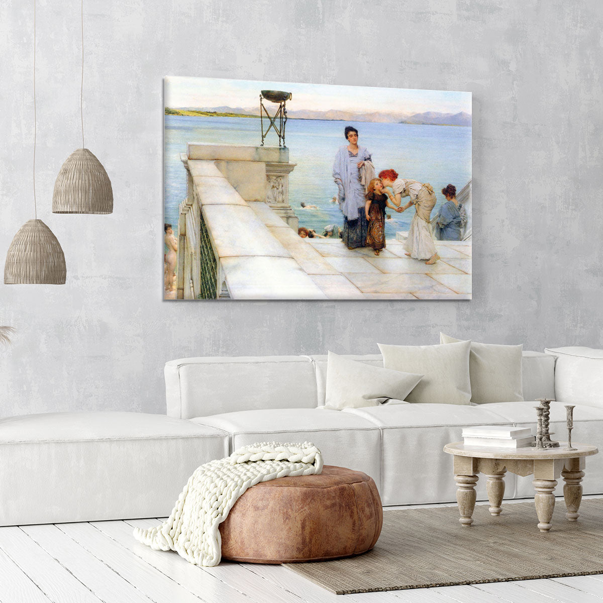 A kiss by Alma Tadema Canvas Print or Poster - Canvas Art Rocks - 6