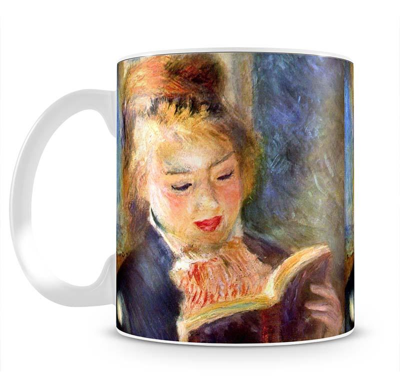 A reading girl1 by Renoir Mug - Canvas Art Rocks - 2
