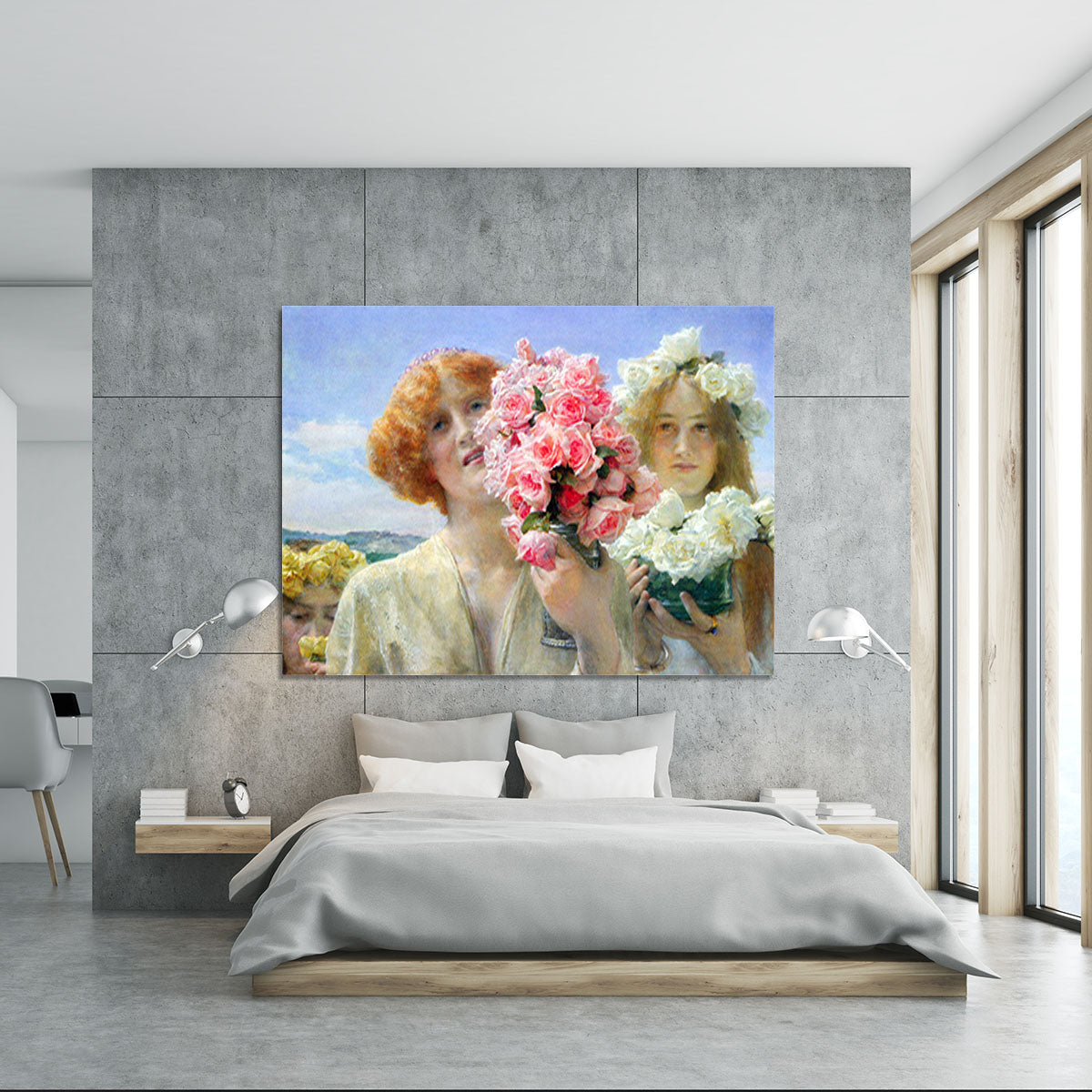 A summer offering by Alma Tadema Canvas Print or Poster - Canvas Art Rocks - 5