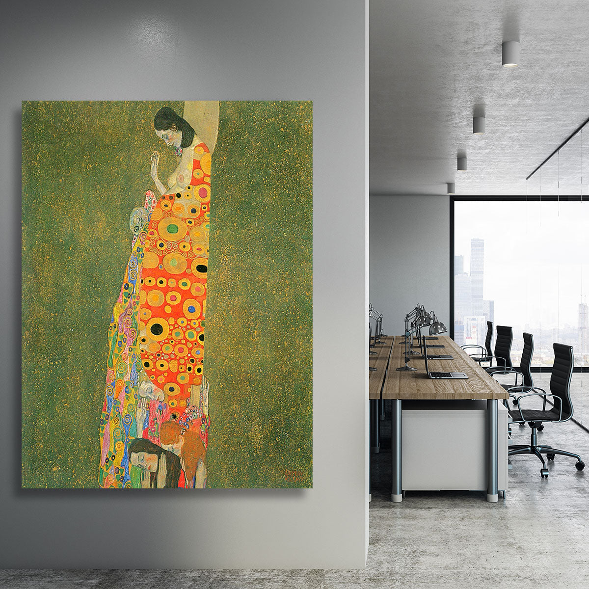 Abandoned Hope by Klimt Canvas Print or Poster - Canvas Art Rocks - 3