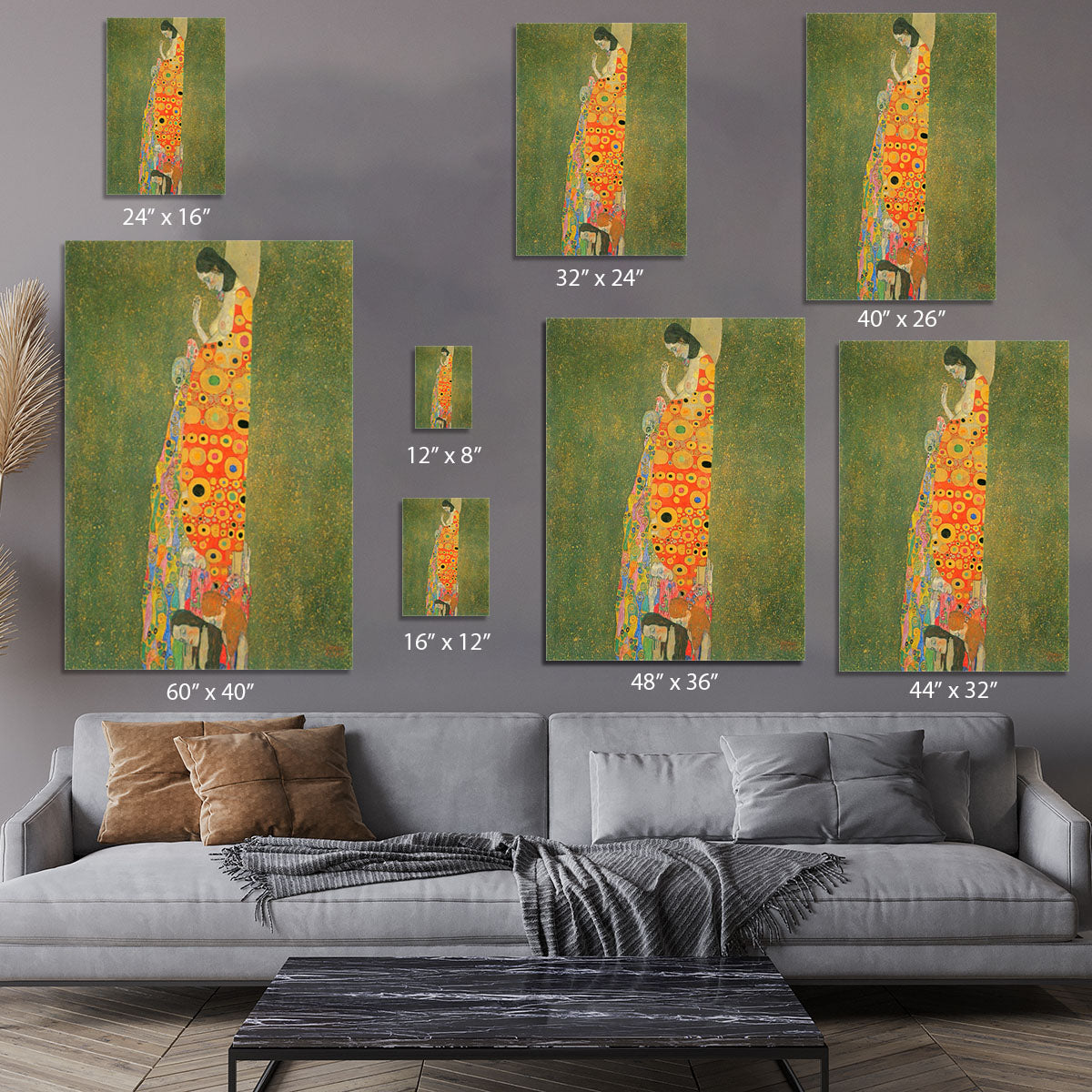 Abandoned Hope by Klimt Canvas Print or Poster - Canvas Art Rocks - 7