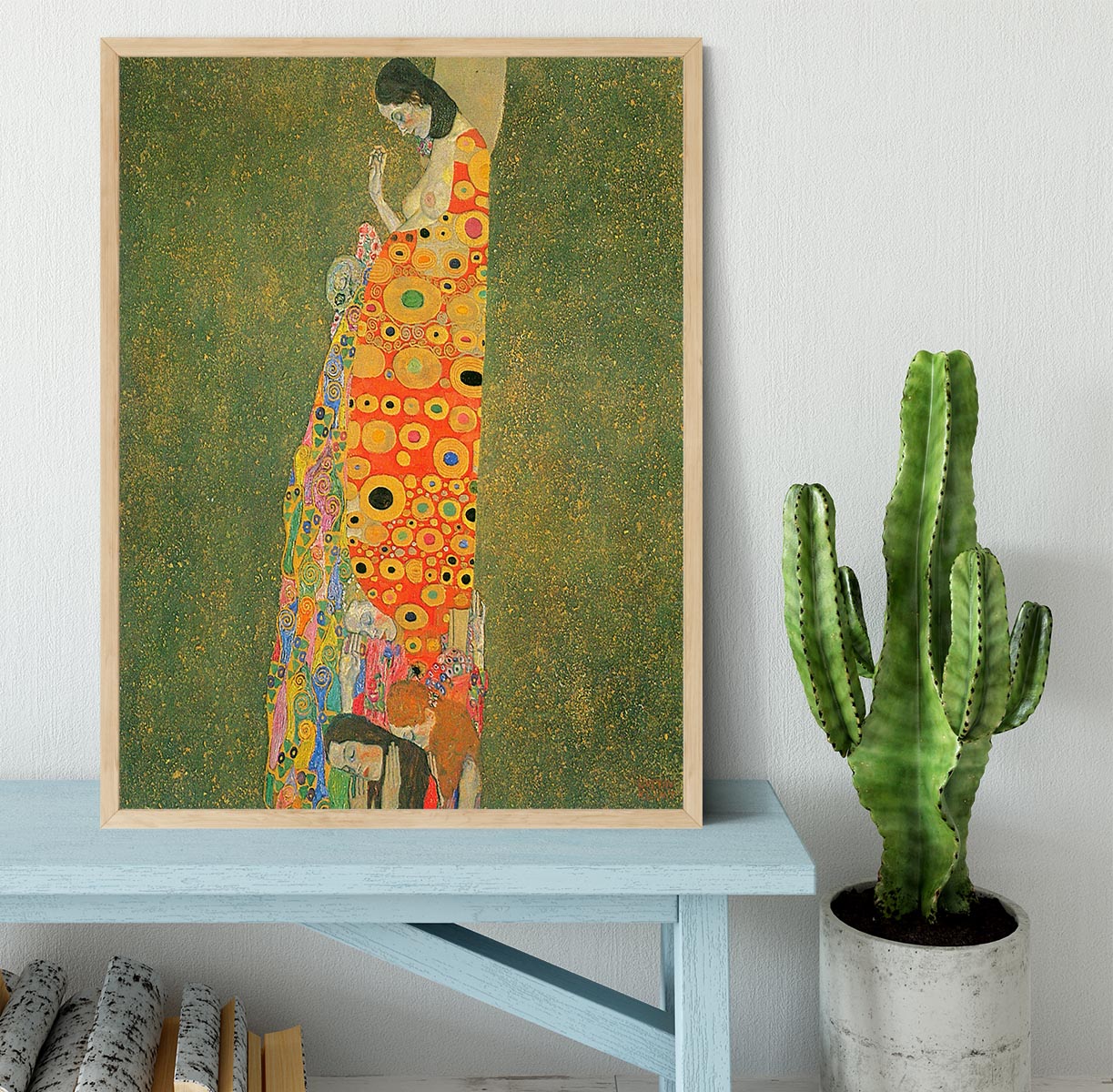 Abandoned Hope by Klimt Framed Print - Canvas Art Rocks - 4