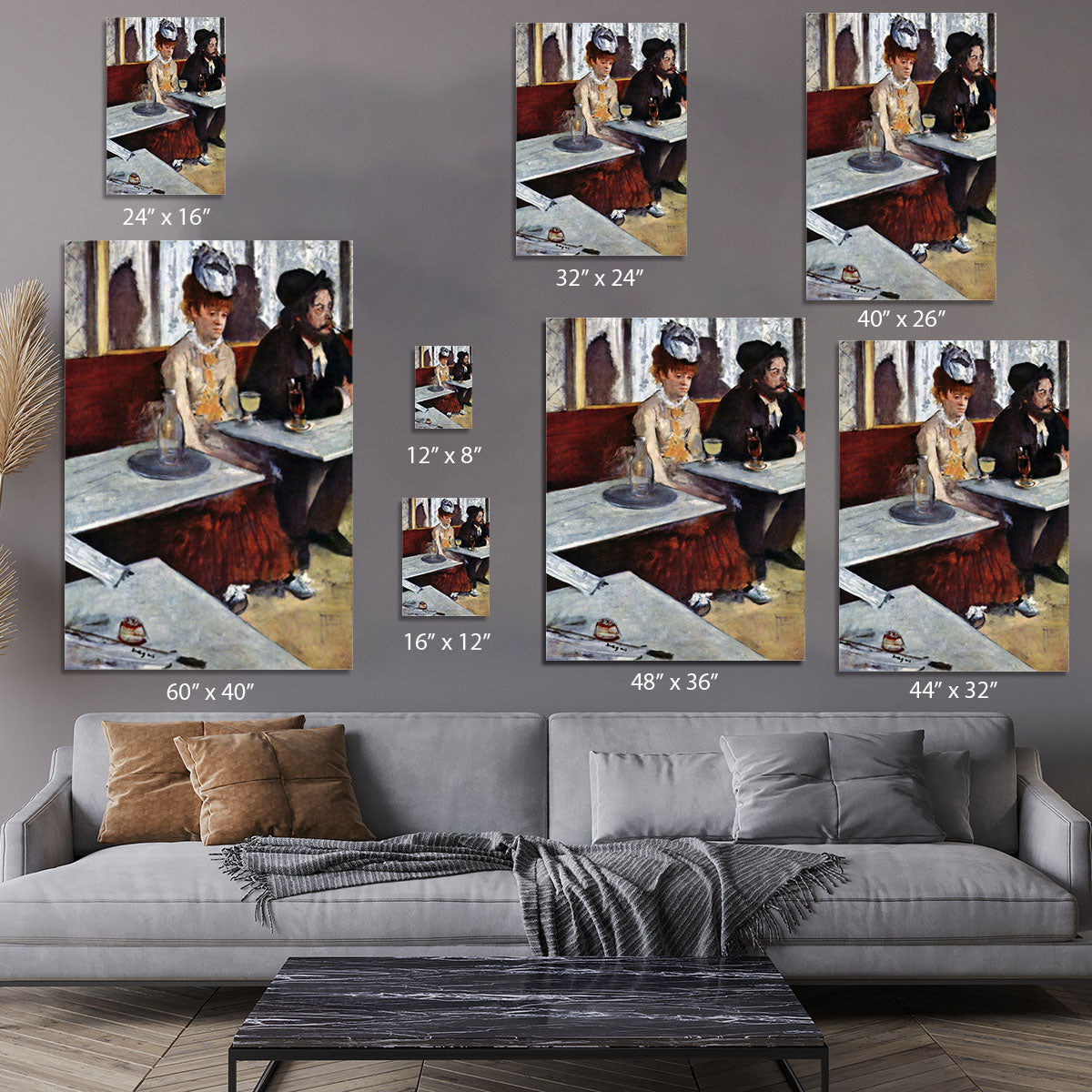 Absinthe by Degas Canvas Print or Poster - Canvas Art Rocks - 7