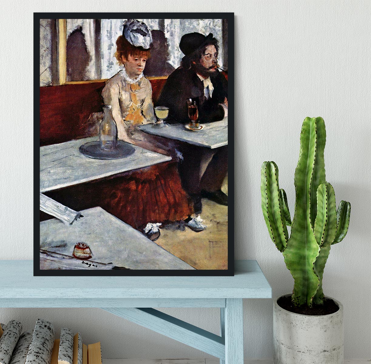 Absinthe by Degas Framed Print - Canvas Art Rocks - 2