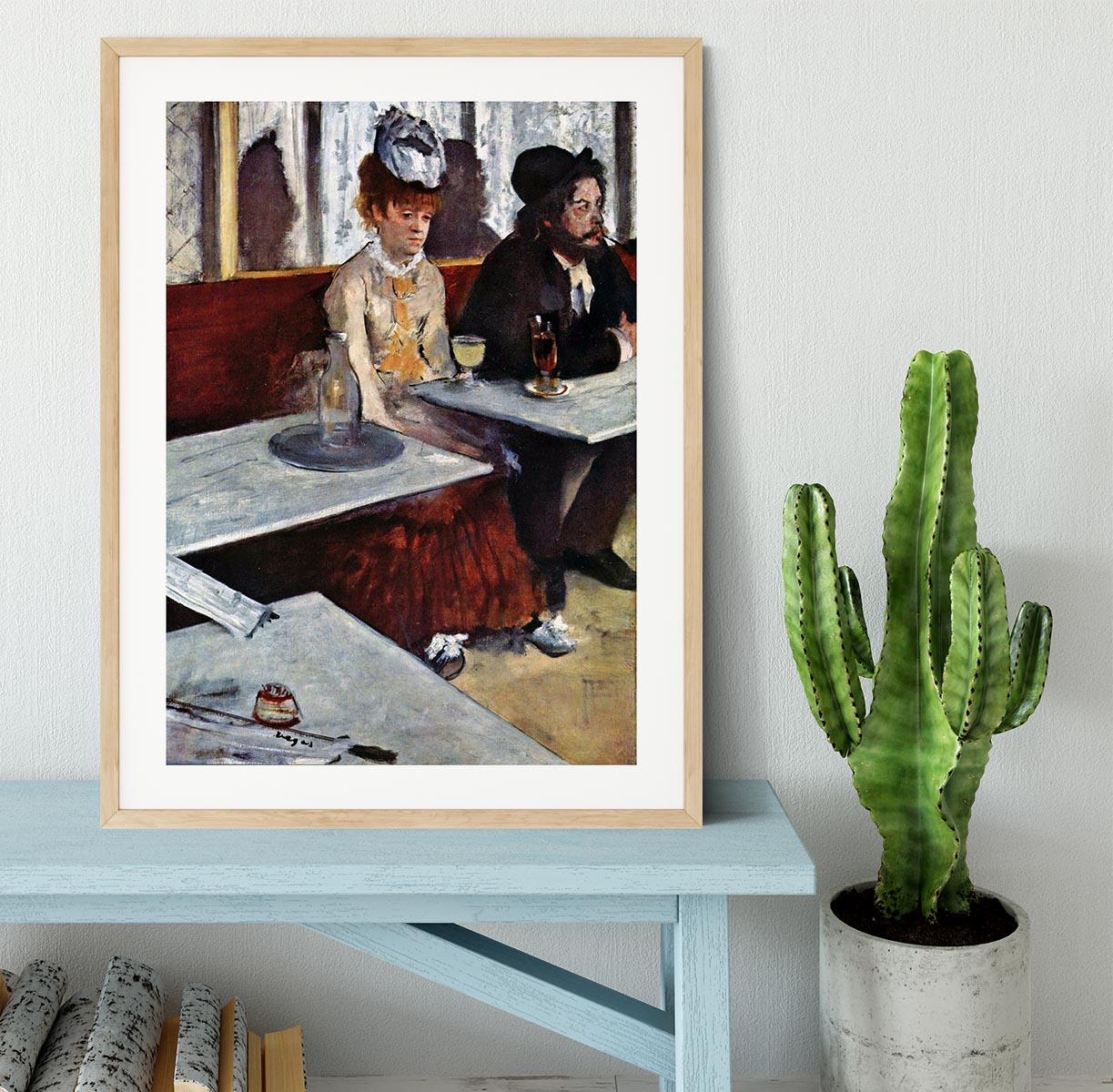 Absinthe by Degas Framed Print - Canvas Art Rocks - 3