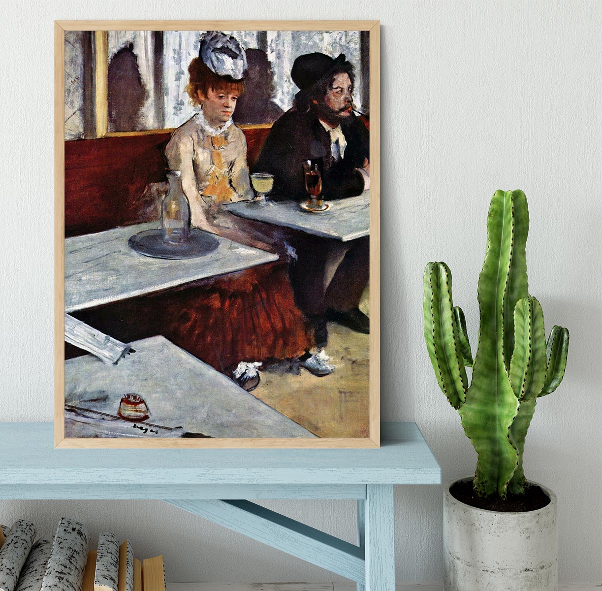 Absinthe by Degas Framed Print - Canvas Art Rocks - 4