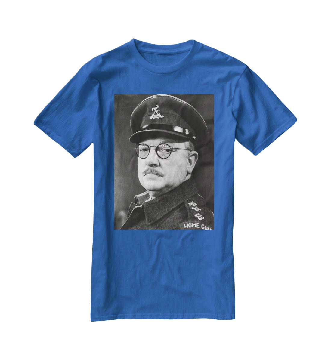 Actor Arthur Lowe as Captain Mainwaring T-Shirt - Canvas Art Rocks - 2
