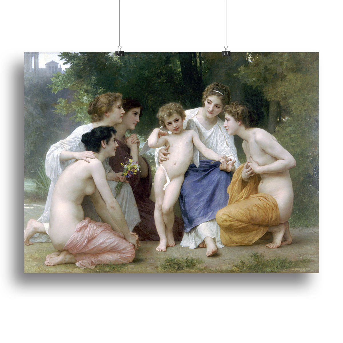 Admiration By Bouguereau Canvas Print or Poster - Canvas Art Rocks - 2