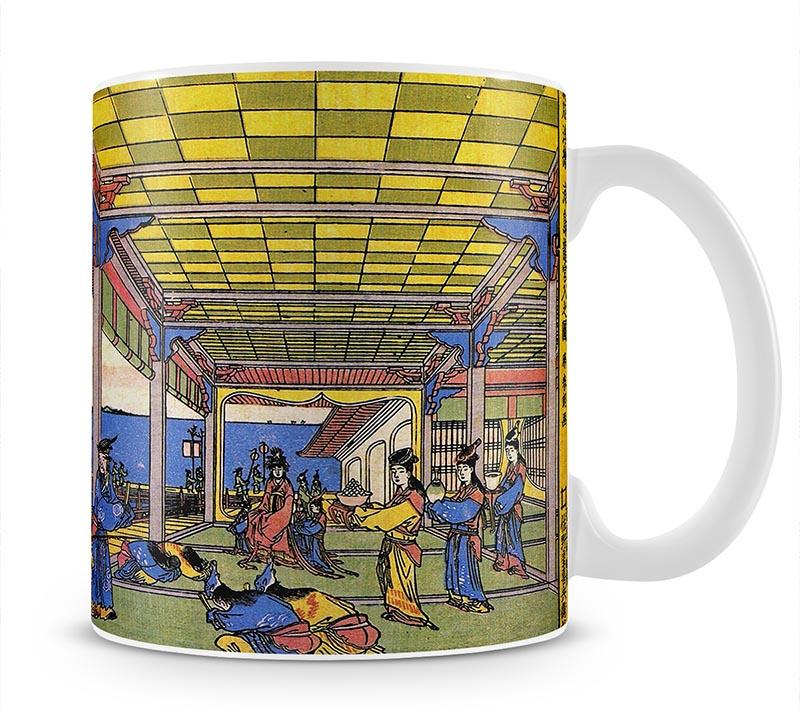 Advent of Urashima at the Dragon palace by Hokusai Mug - Canvas Art Rocks - 1