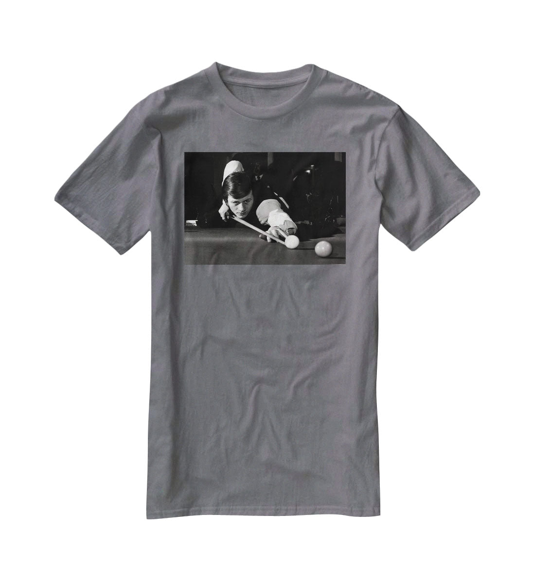 Alex Hurricane Higgins 1972 T-Shirt - Canvas Art Rocks - 3