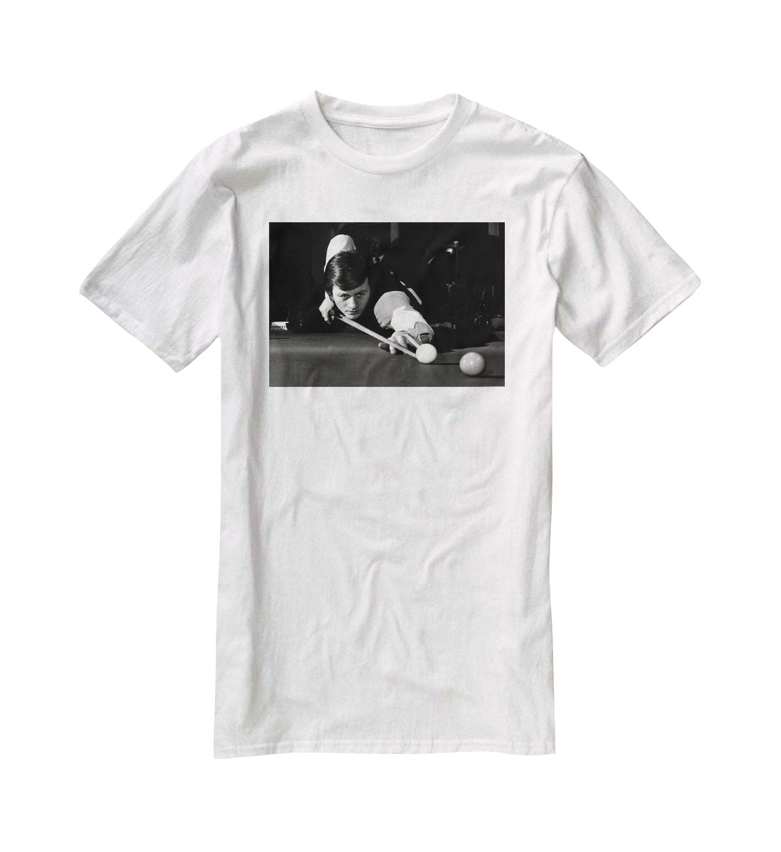 Alex Hurricane Higgins 1972 T-Shirt - Canvas Art Rocks - 5