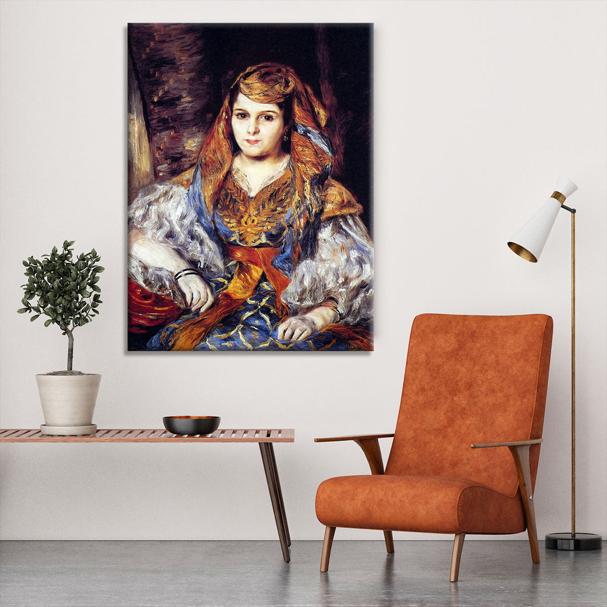 Algerian Woman by Renoir Canvas Print or Poster - Canvas Art Rocks - 6