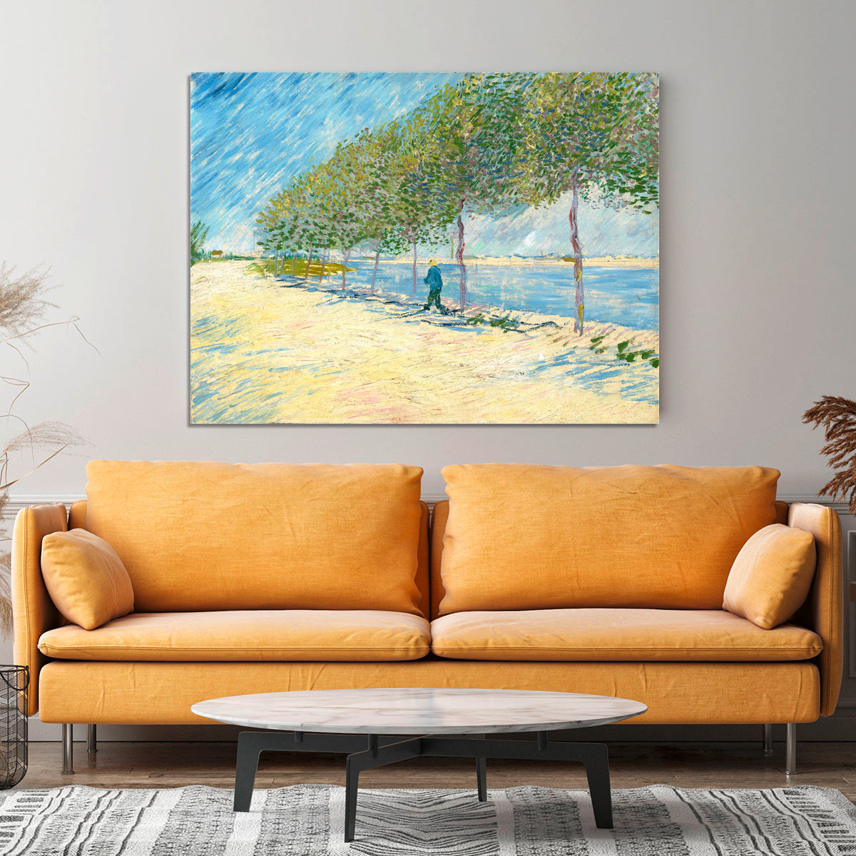 Along the Seine by Van Gogh Canvas Print or Poster - Canvas Art Rocks - 4