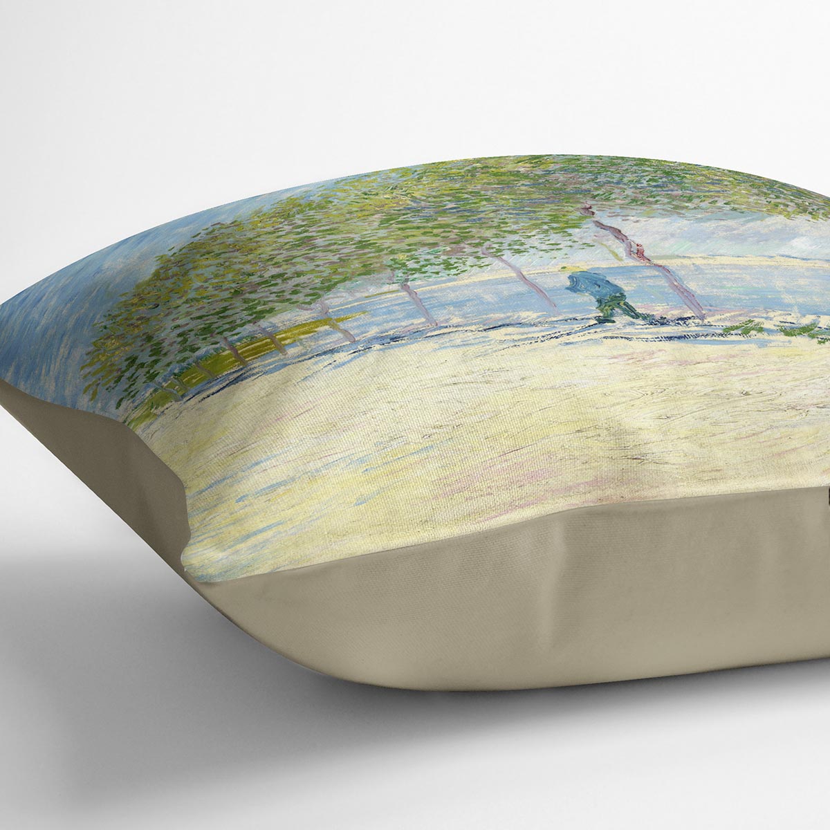 Along the Seine by Van Gogh Cushion
