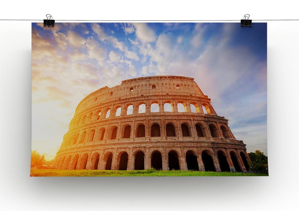 Amphitheatre in sunrise light Canvas Print or Poster - Canvas Art Rocks - 2