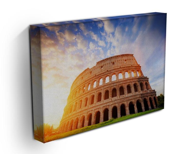 Amphitheatre in sunrise light Canvas Print or Poster - Canvas Art Rocks - 3