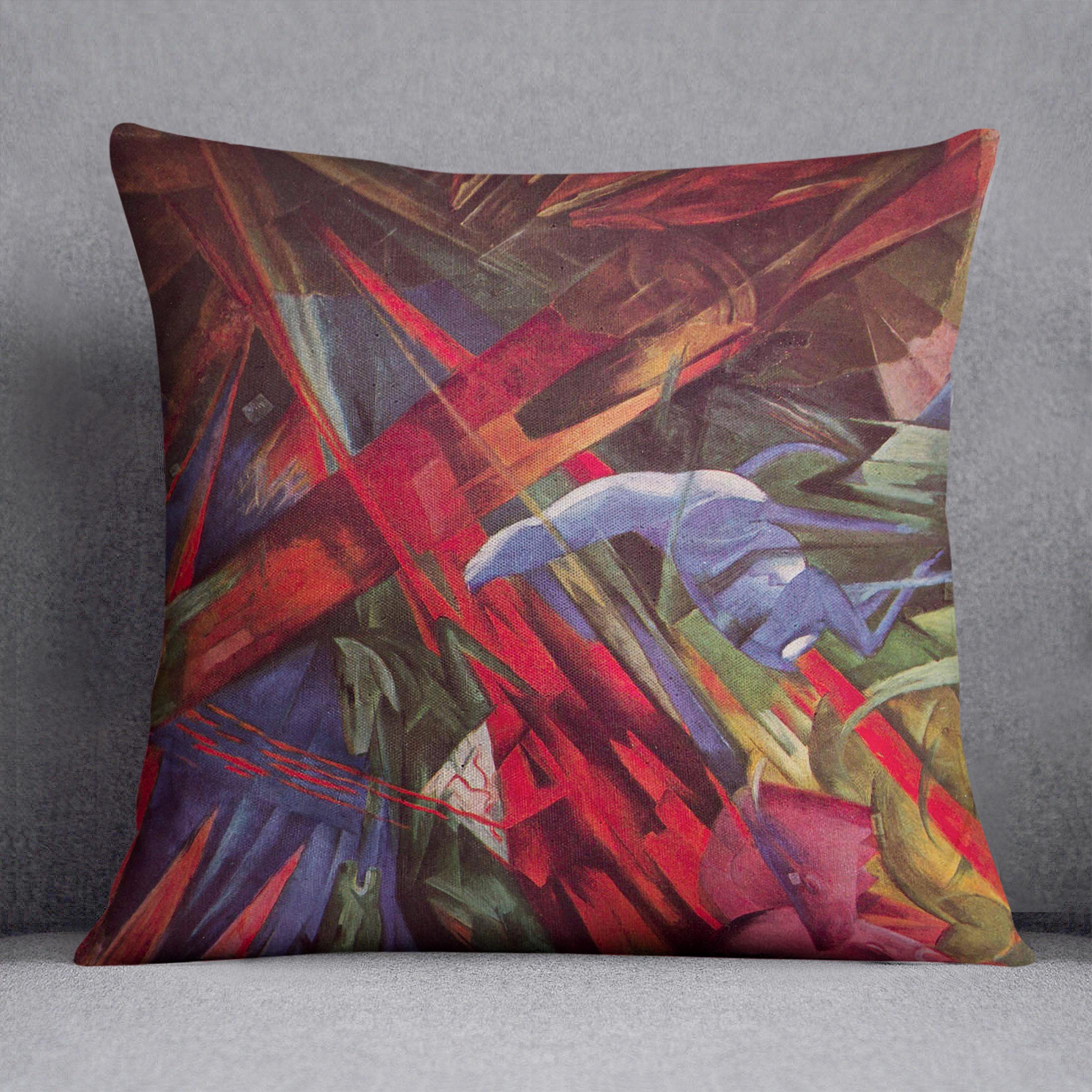 Animal Fates by Franz Marc Cushion