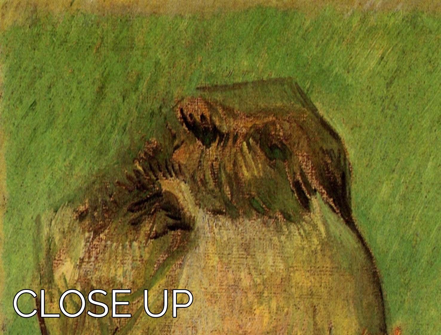 Another Self-Portrait by Van Gogh 3 Split Panel Canvas Print - Canvas Art Rocks - 3