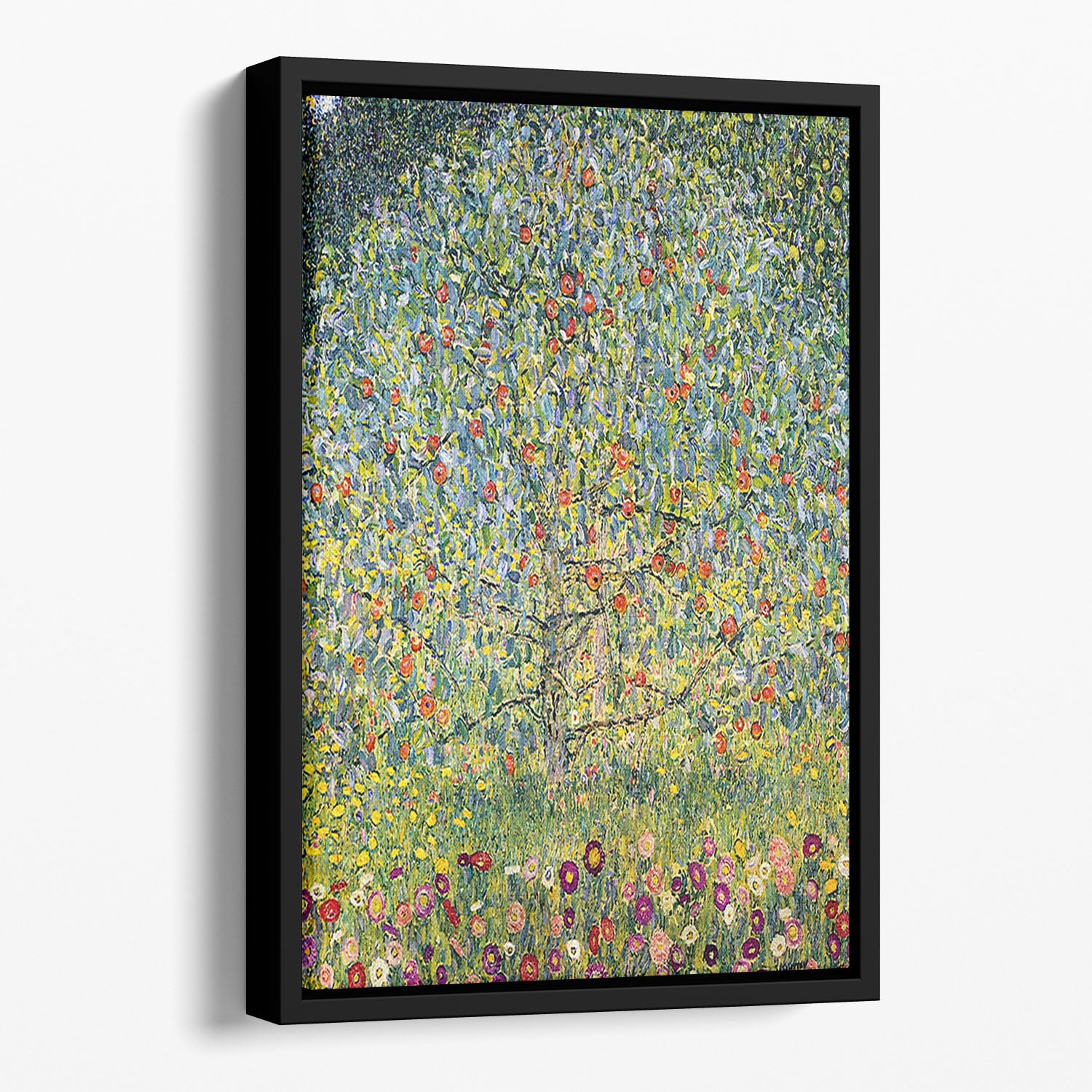 Apple Tree by Klimt Floating Framed Canvas