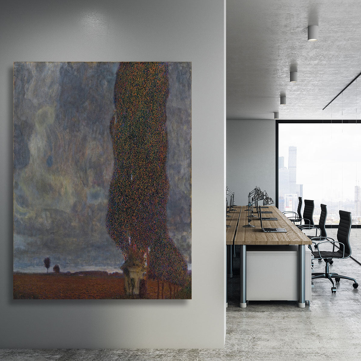 Approaching Thunderstorm by Klimt Canvas Print or Poster - Canvas Art Rocks - 3