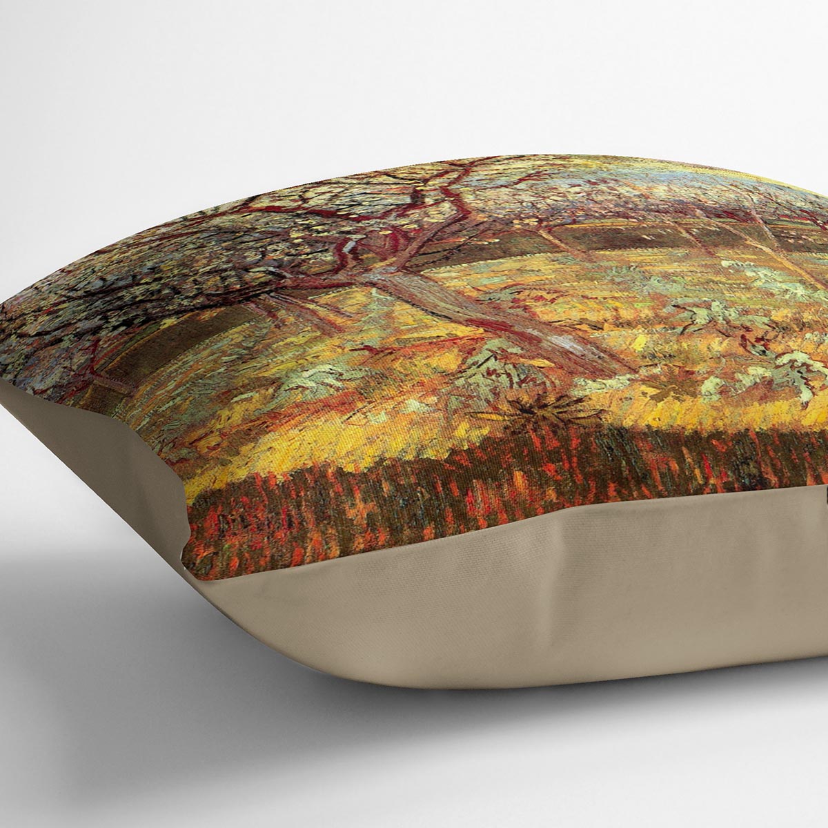 Apricot Trees in Blossom by Van Gogh Cushion