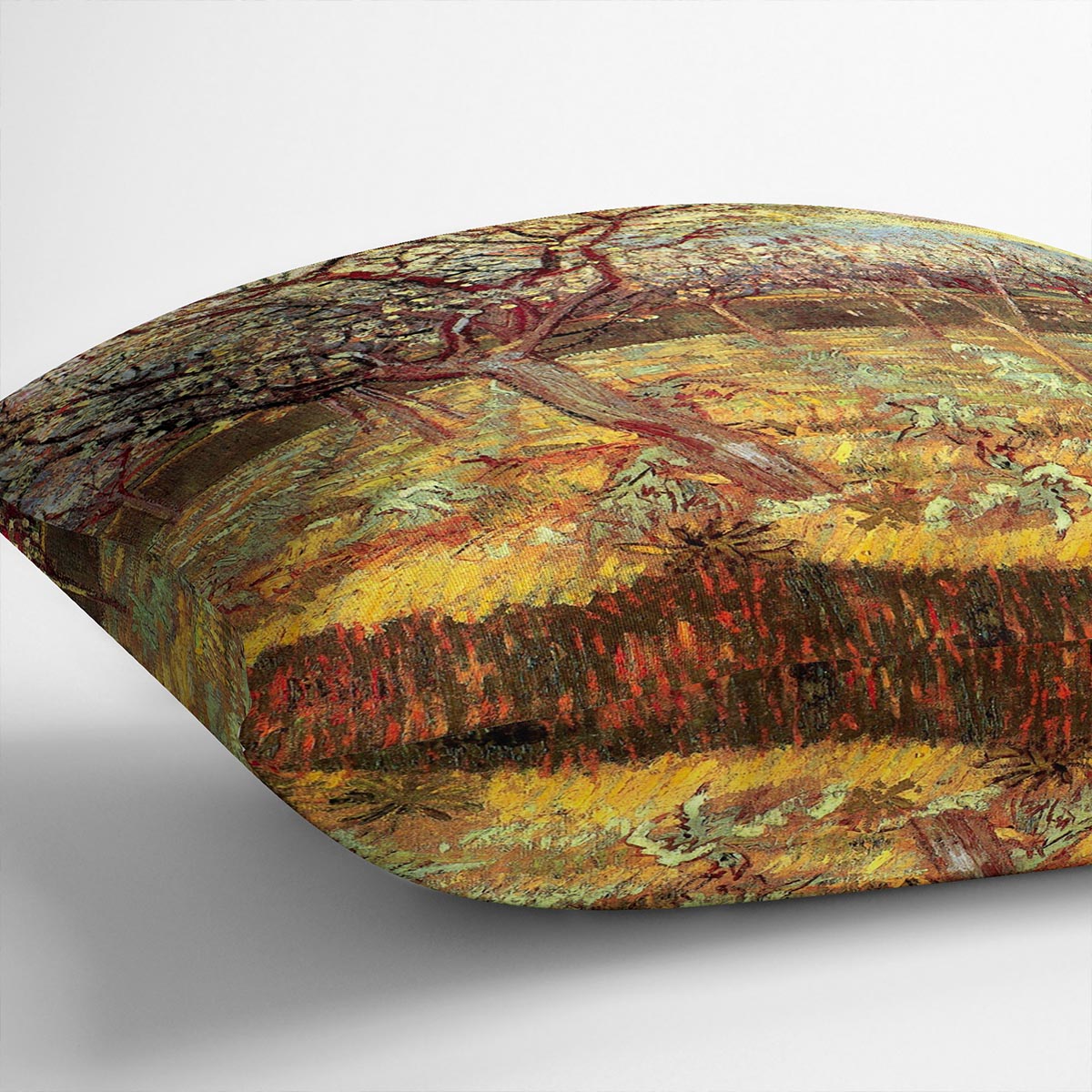 Apricot Trees in Blossom by Van Gogh Cushion