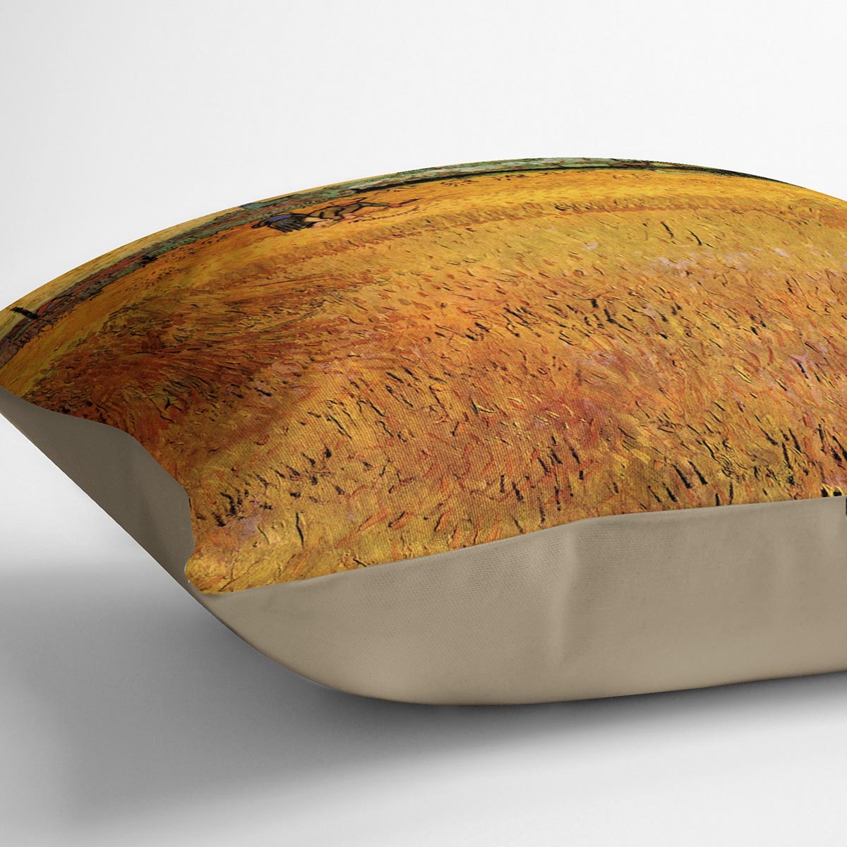 Arles View from the Wheat Fields by Van Gogh Cushion
