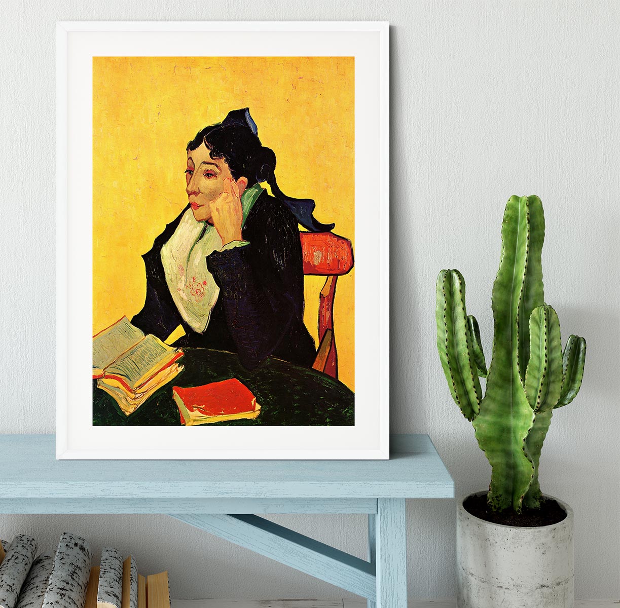 Arlesienne by Van Gogh Framed Print - Canvas Art Rocks - 5