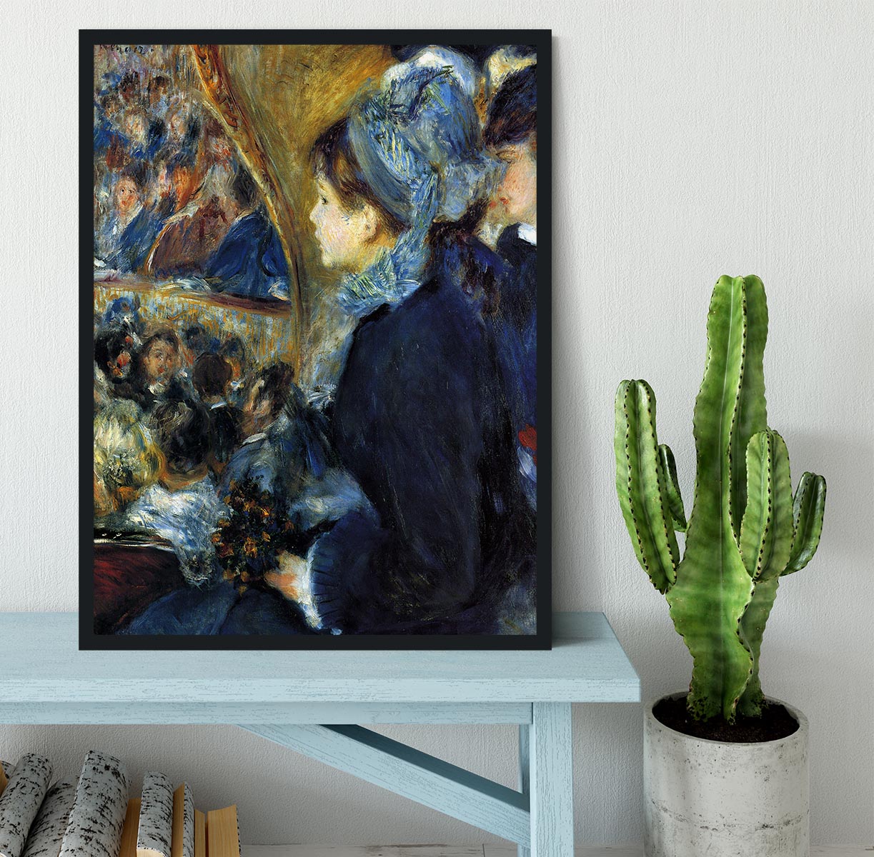 At the theatre by Renoir Framed Print - Canvas Art Rocks - 2