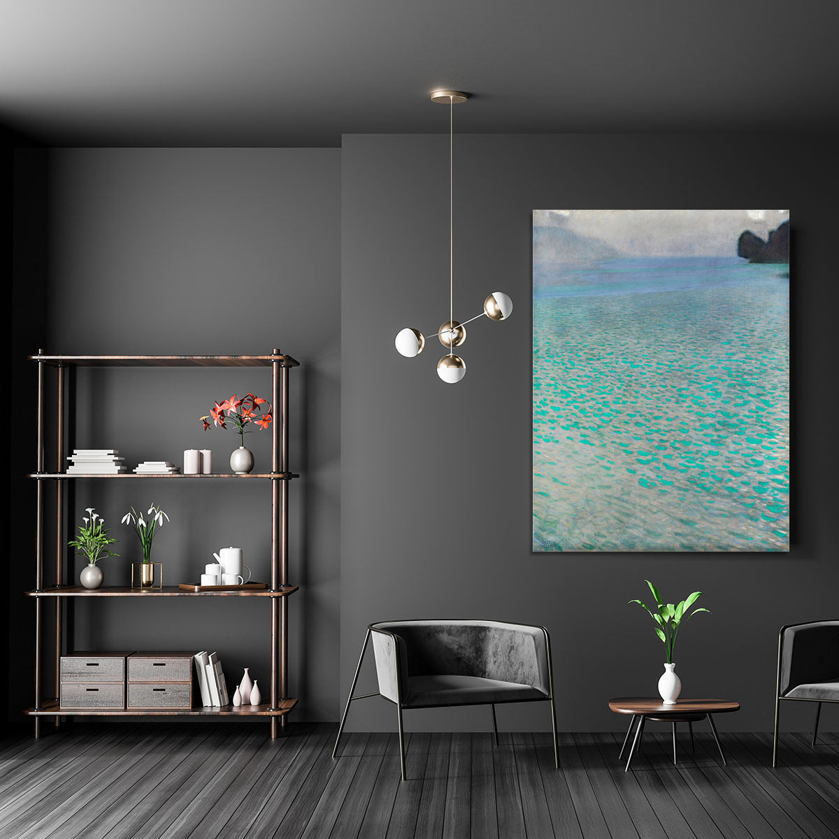 Attersee by Klimt Canvas Print or Poster - Canvas Art Rocks - 5