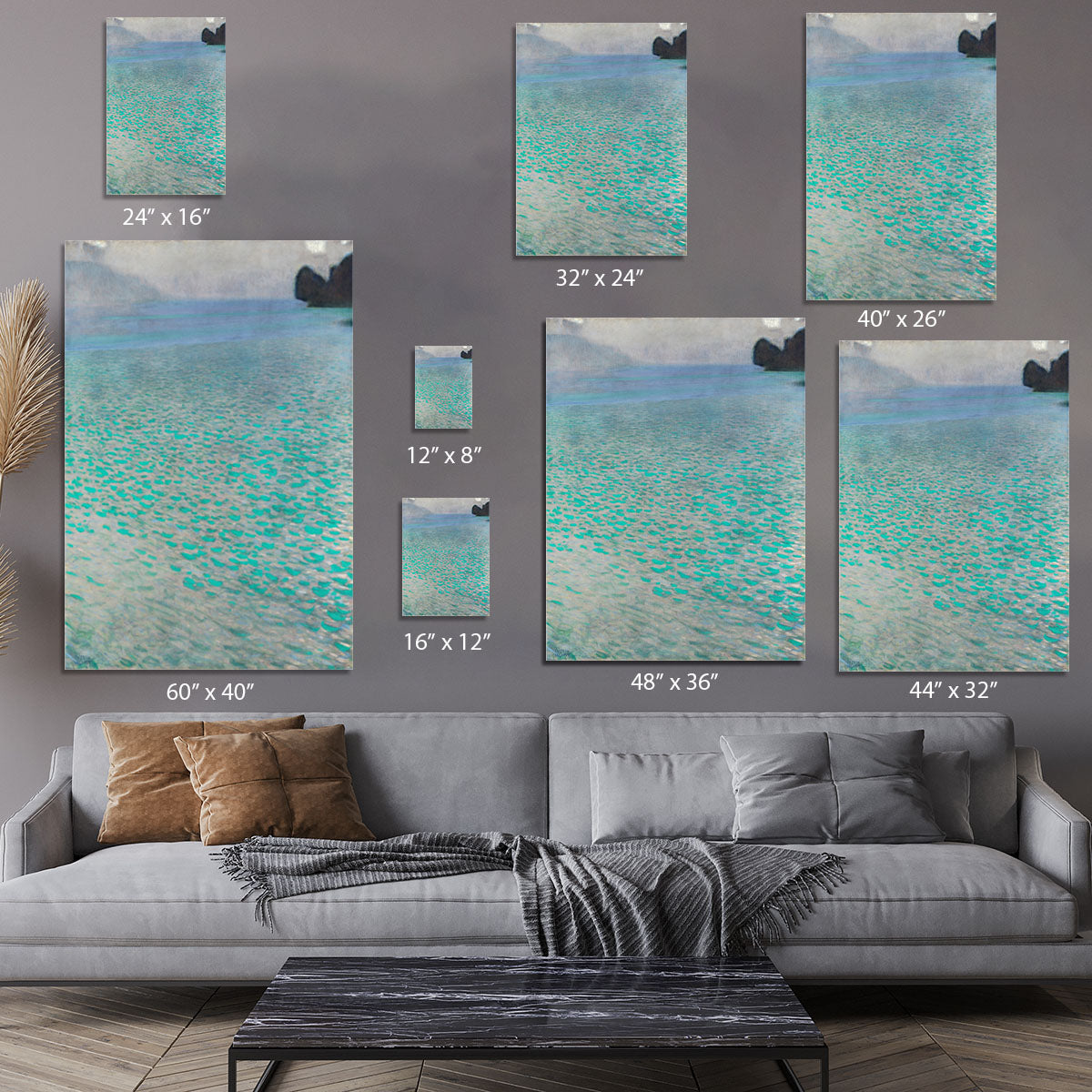 Attersee by Klimt Canvas Print or Poster - Canvas Art Rocks - 7