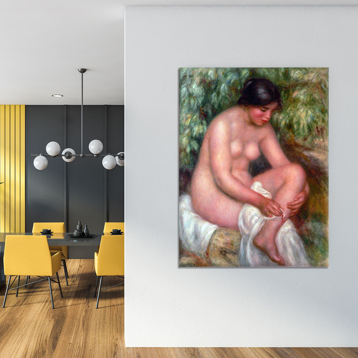 August Renoir Bathing by Renoir Canvas Print or Poster - Canvas Art Rocks - 4